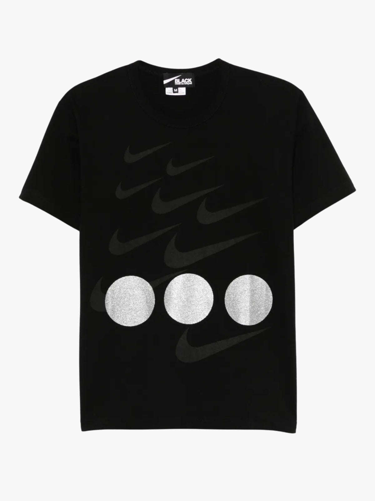 Nike x Comme Des Garcons Black Print Logo T-Shirt Black