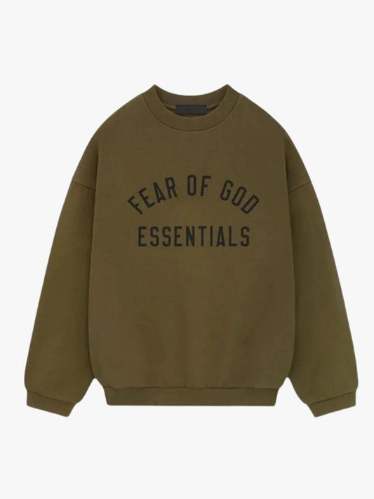 Essentials Fear of God Arch Sweater Olive