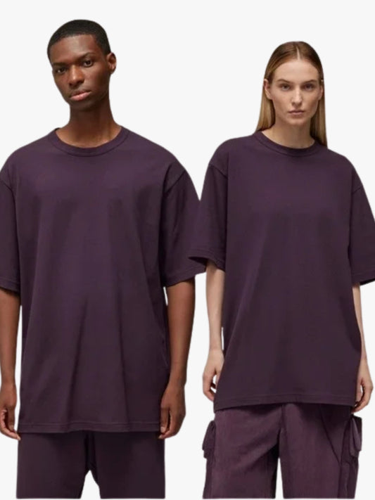Y-3 Crepe Jersey Short Sleeve- Purple