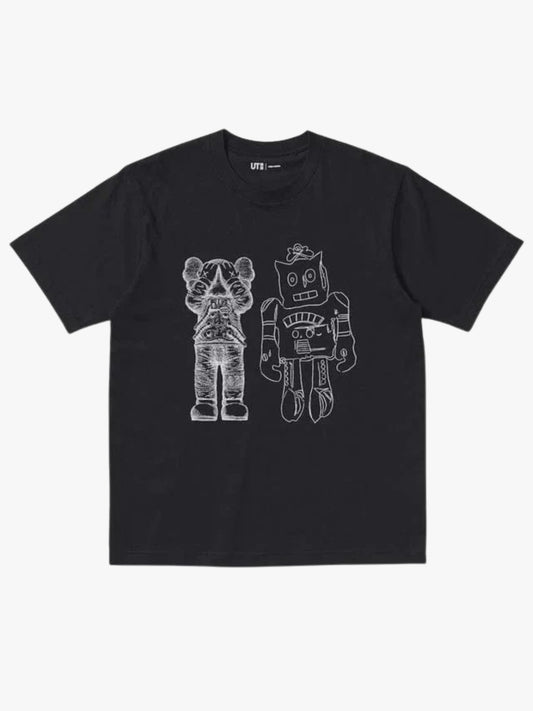 KAWS Robot Tee 'Black'