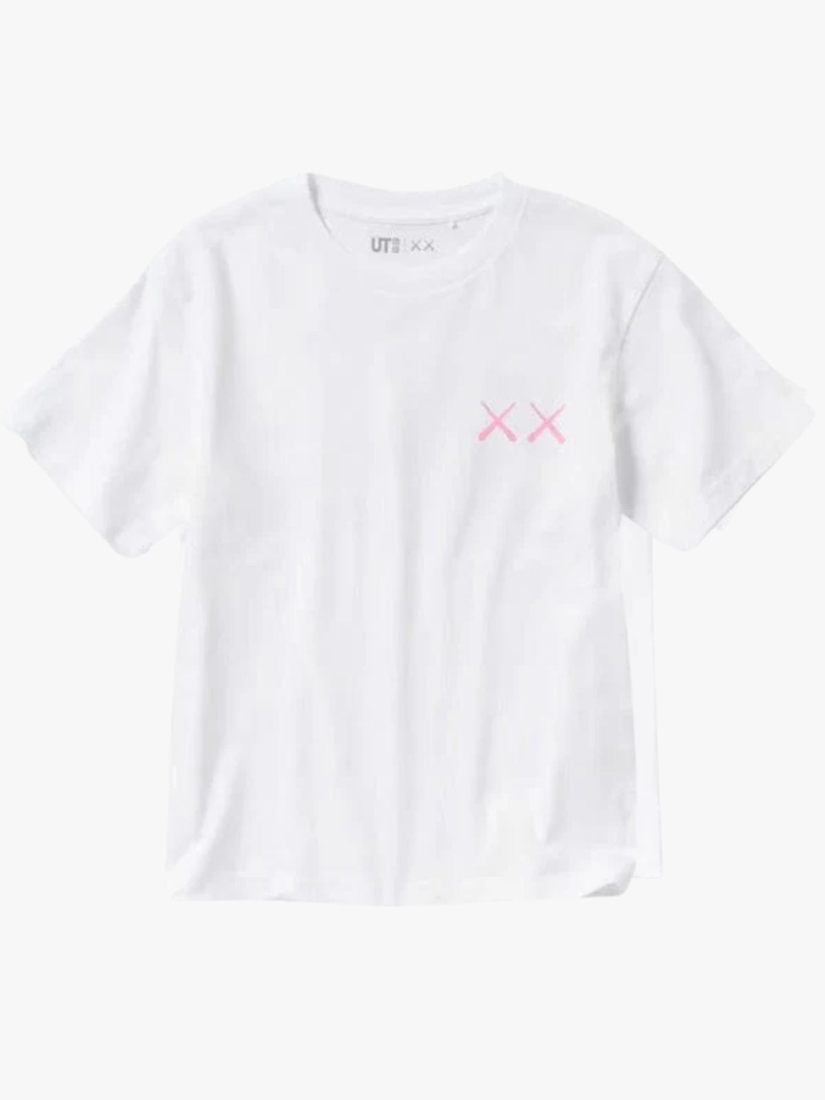 Kaws BFF Tee White-Pink