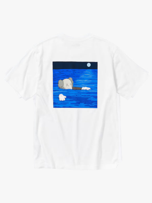 Kaws Side Logo White Tee