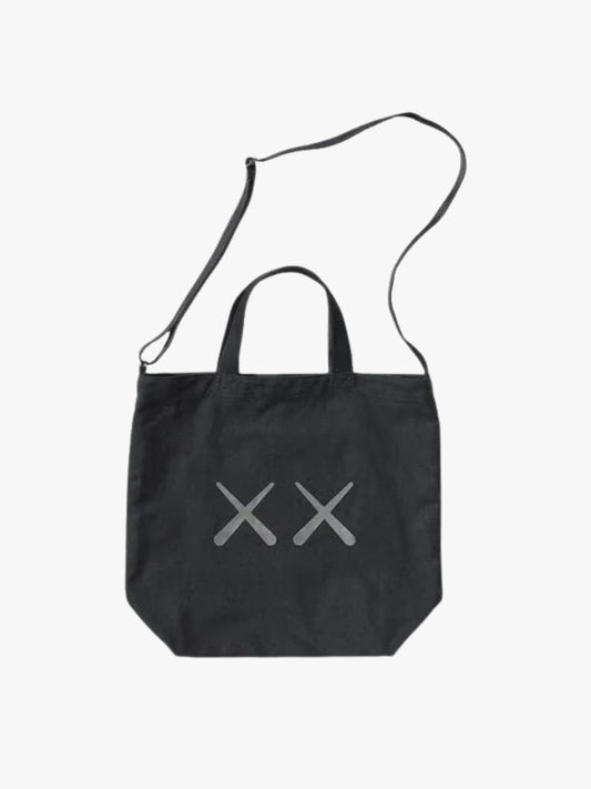 KAWS + Warhol 2-Way Tote Bag Black