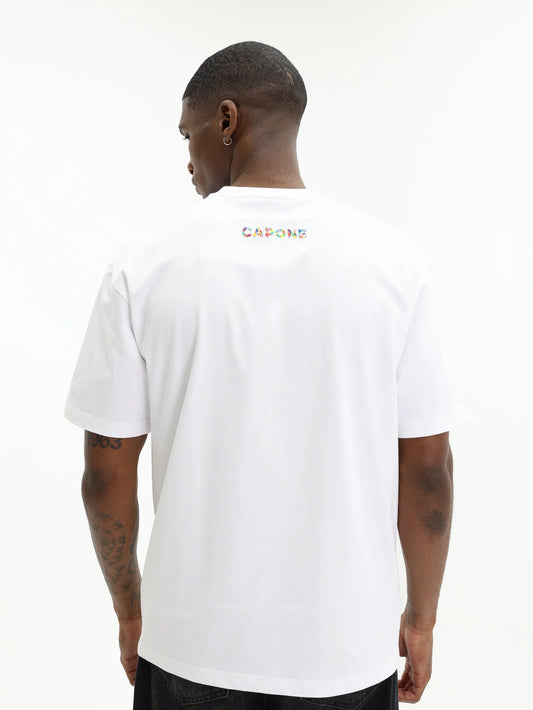 Capone Logo T-Shirt White - Multi