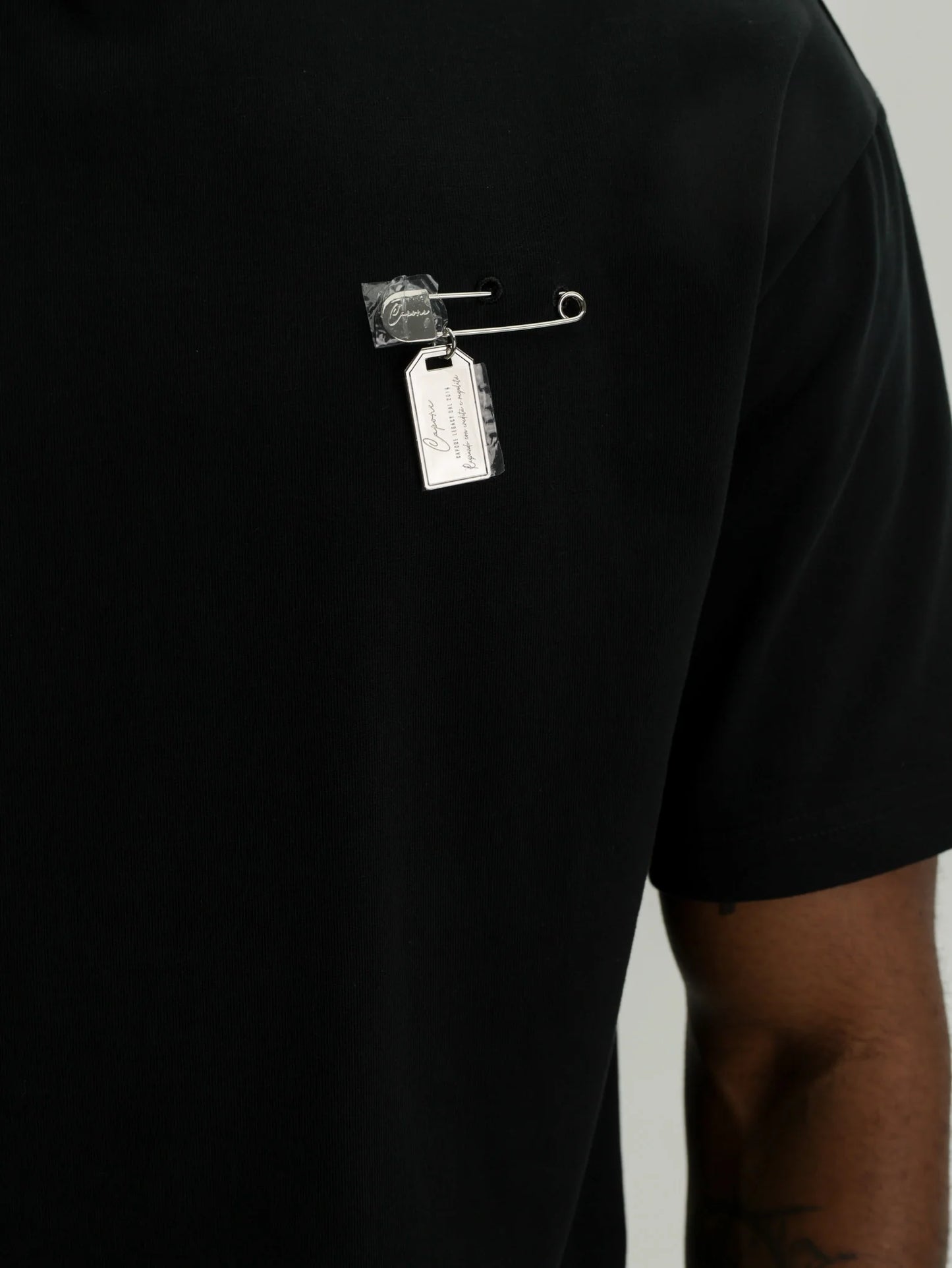 Capone T-Shirt Pin Logo Black