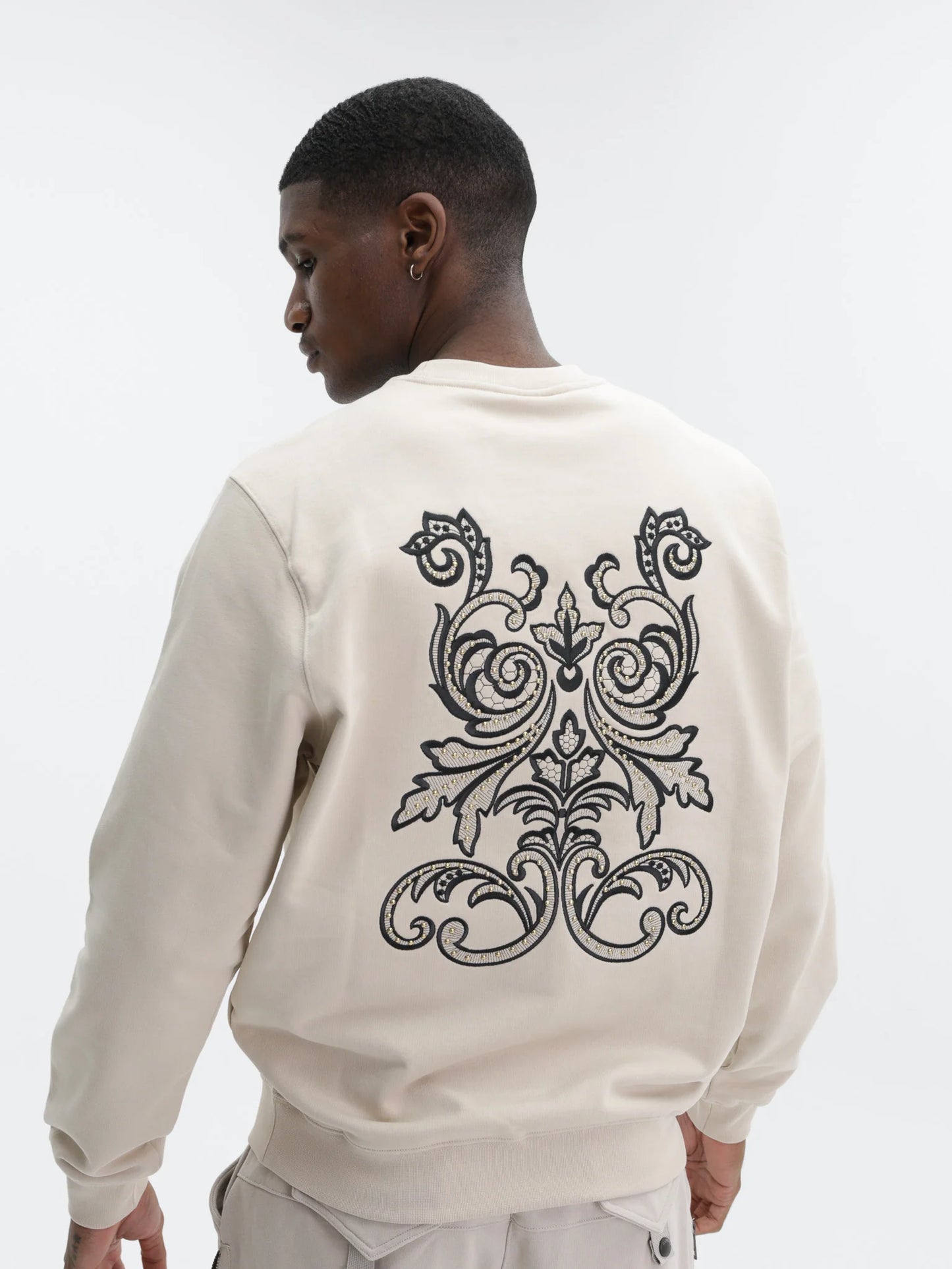 Capone Sweater Logo Beige