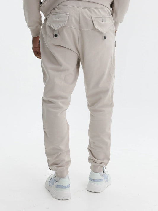 Capone Sweatpants Side Zip Beige
