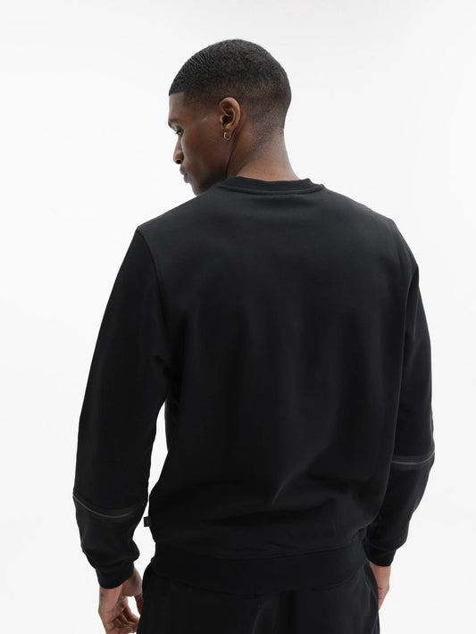 Capone Sweater Zip Black