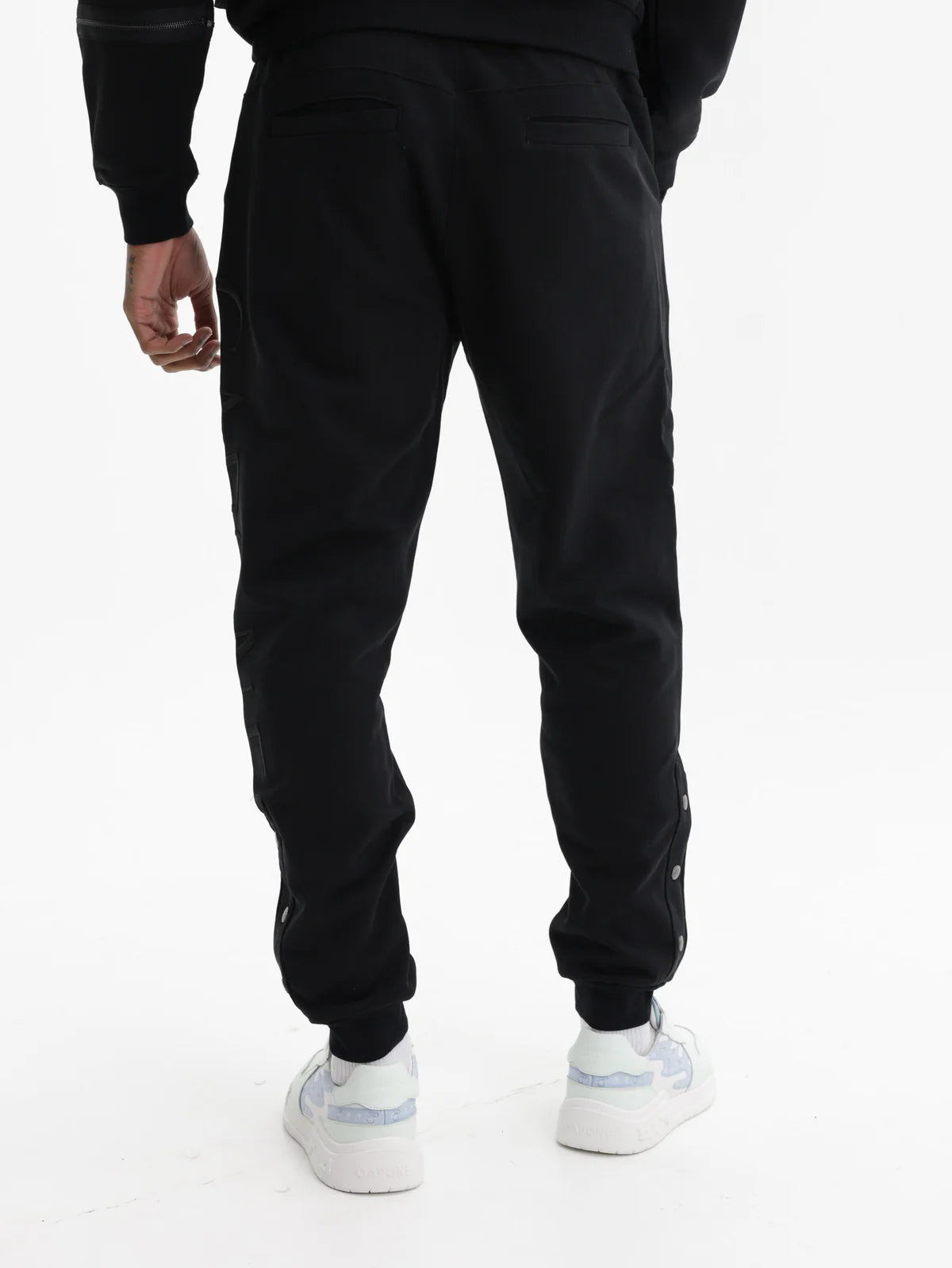 Capone Sweatpants Side Logo Black