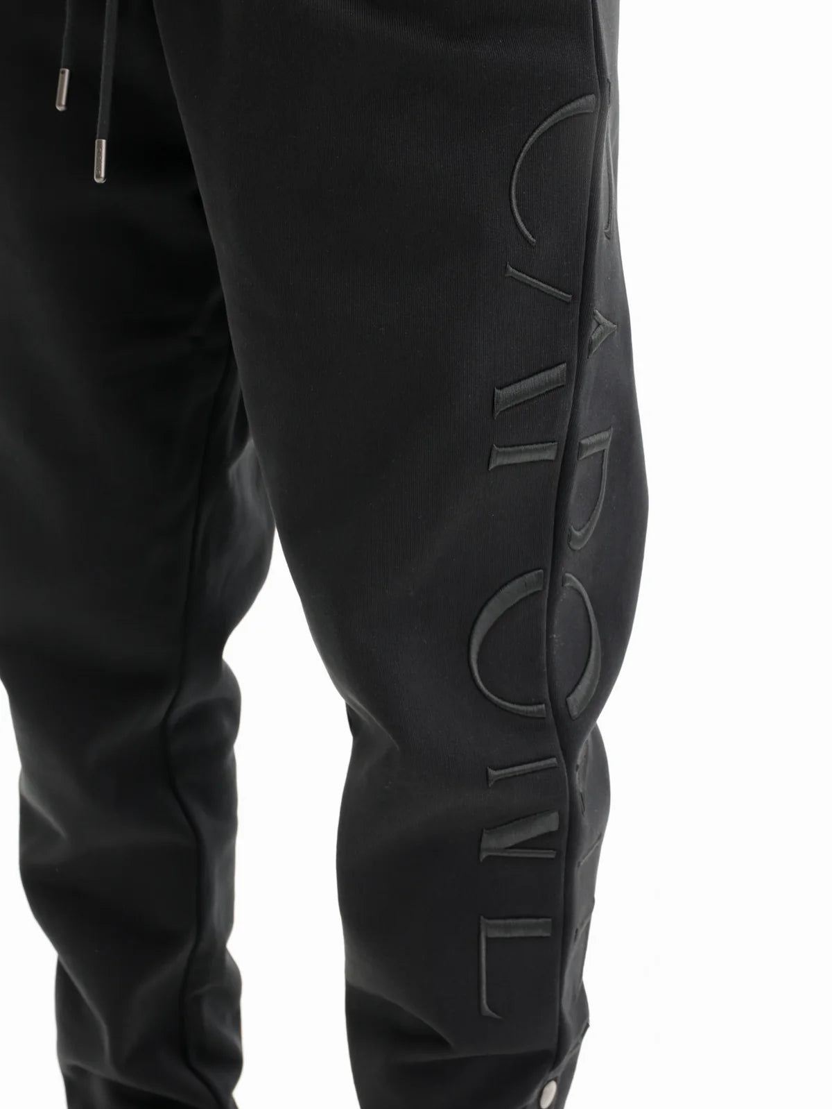 Capone Sweatpants Side Logo Black