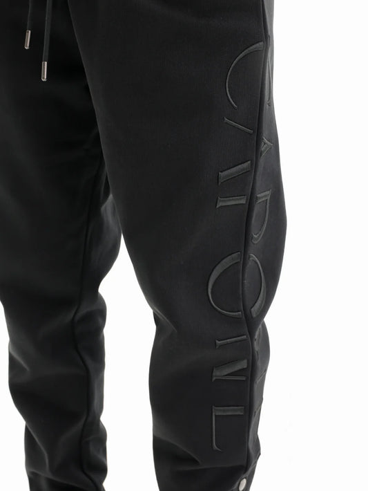 Capone Sweatpants Side Logo Black