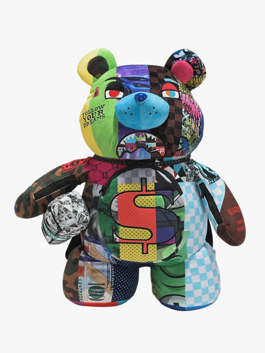 Sprayground Wonderful Mind Bear Backpack