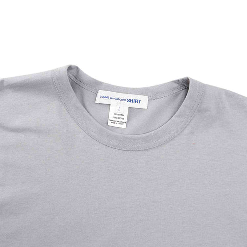 CDG Shirt Oversized Logo Tee Grey