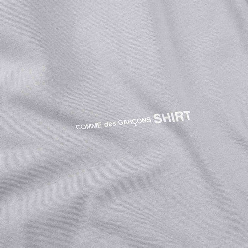 CDG Shirt Oversized Logo Tee Grey