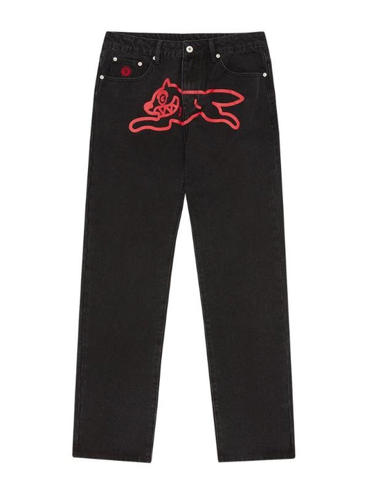 Ice Cream Running Dog Jeans Black