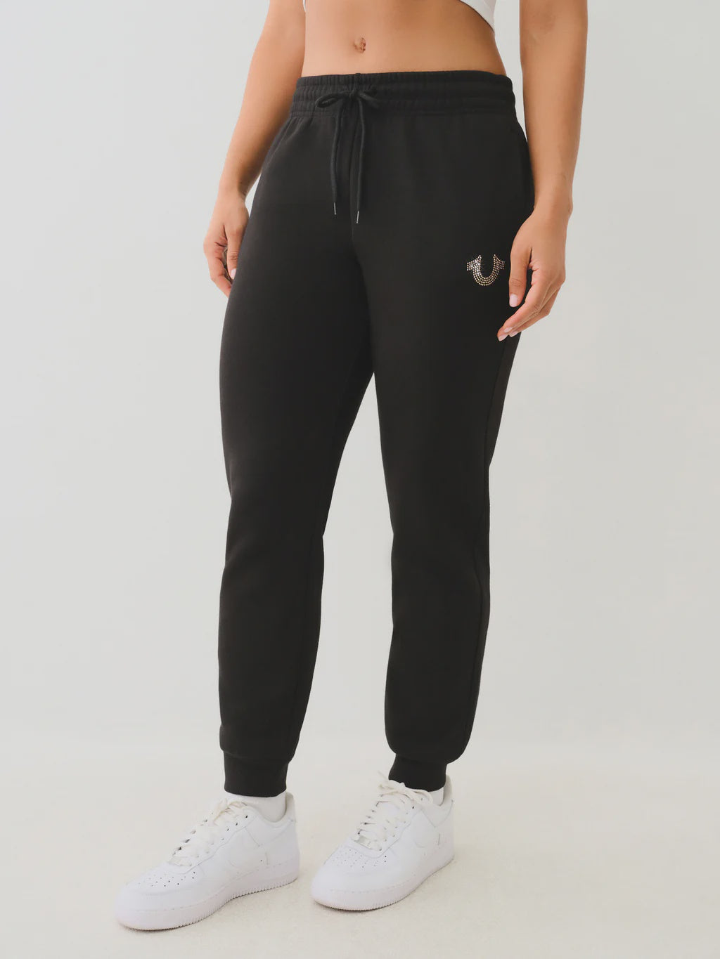 True Religion True Mid Rise Jogger Jet Black