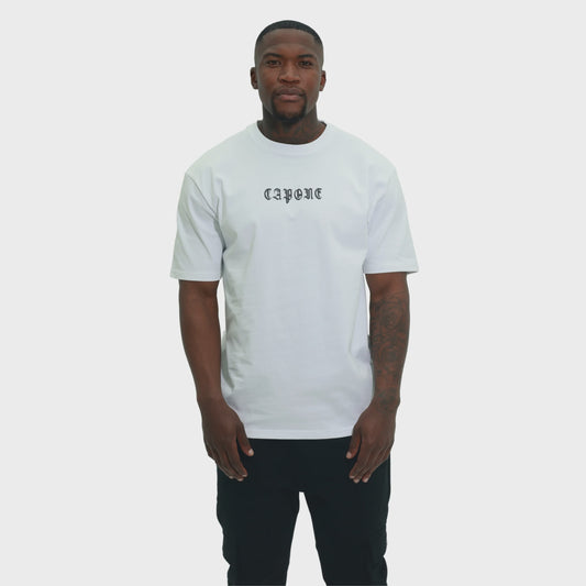 Capone T-Shirt Back Print White