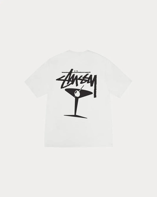 Stussy Martini Glass T-Shirt White