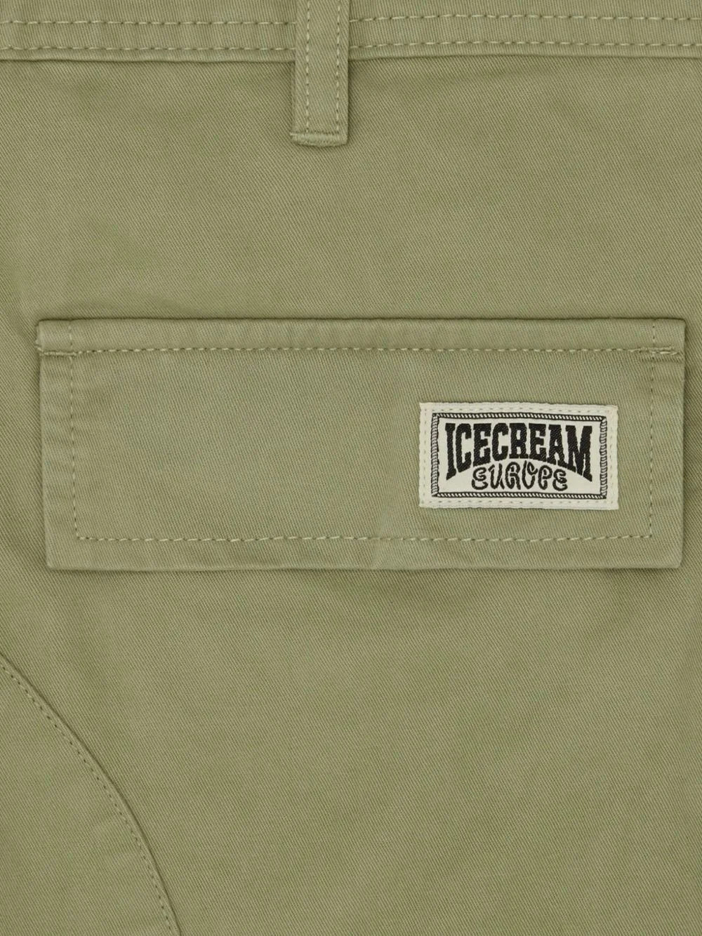 Ice Cream Running Dog Cargo Pants Green