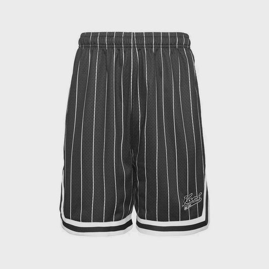 Mesh Shorts Pinstripe Black