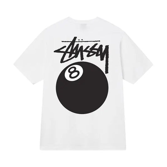 Stussy 8-Ball T-Shirt White
