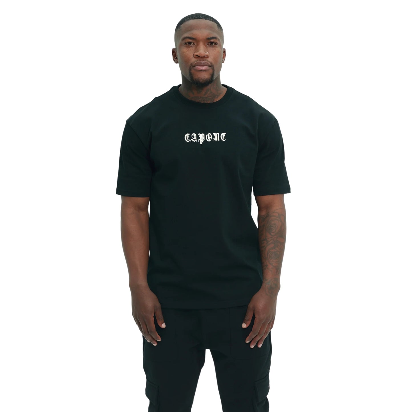 Capone T-Shirt Back Print Black