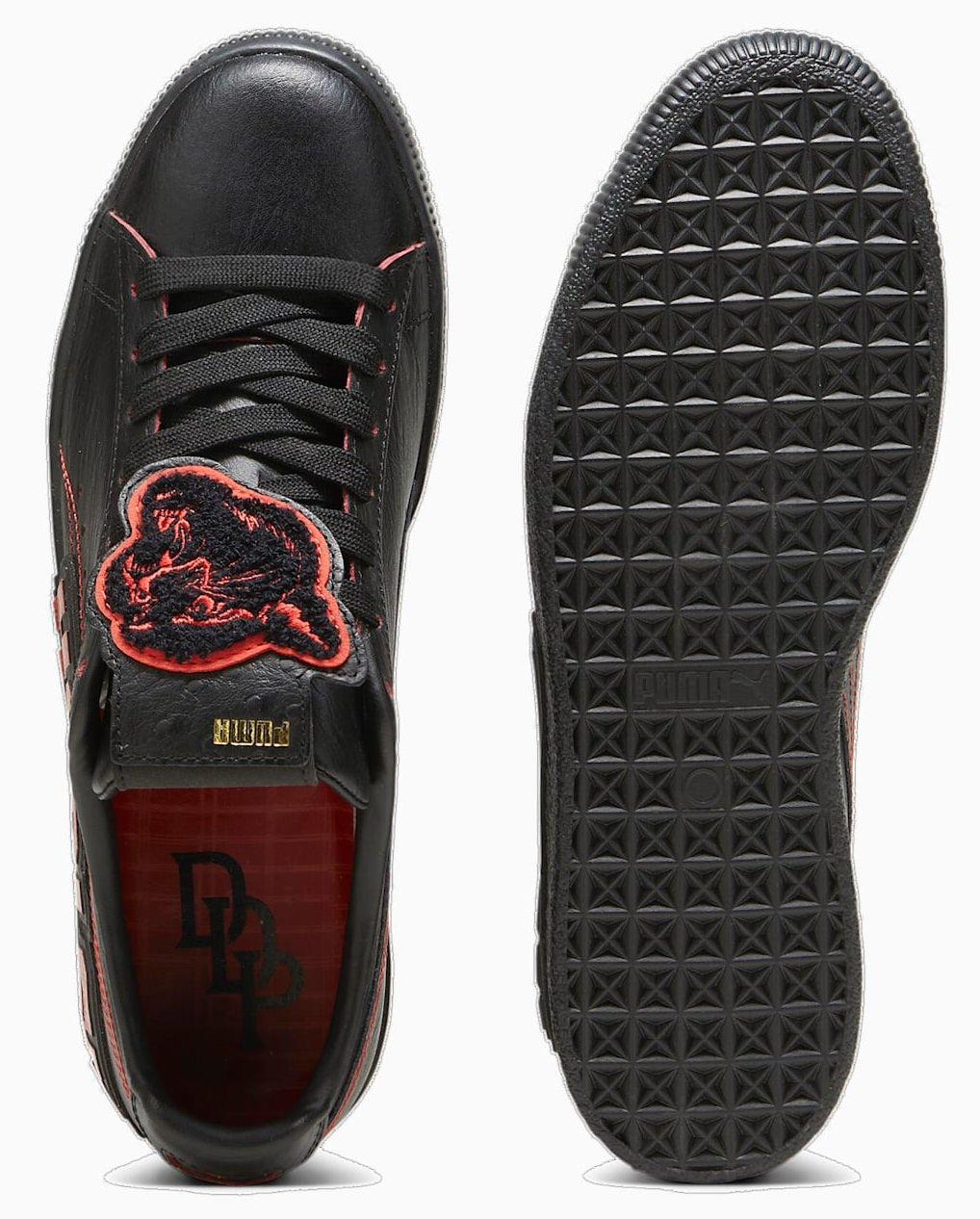Puma x Dapper Dan Clyde Black Sneaker