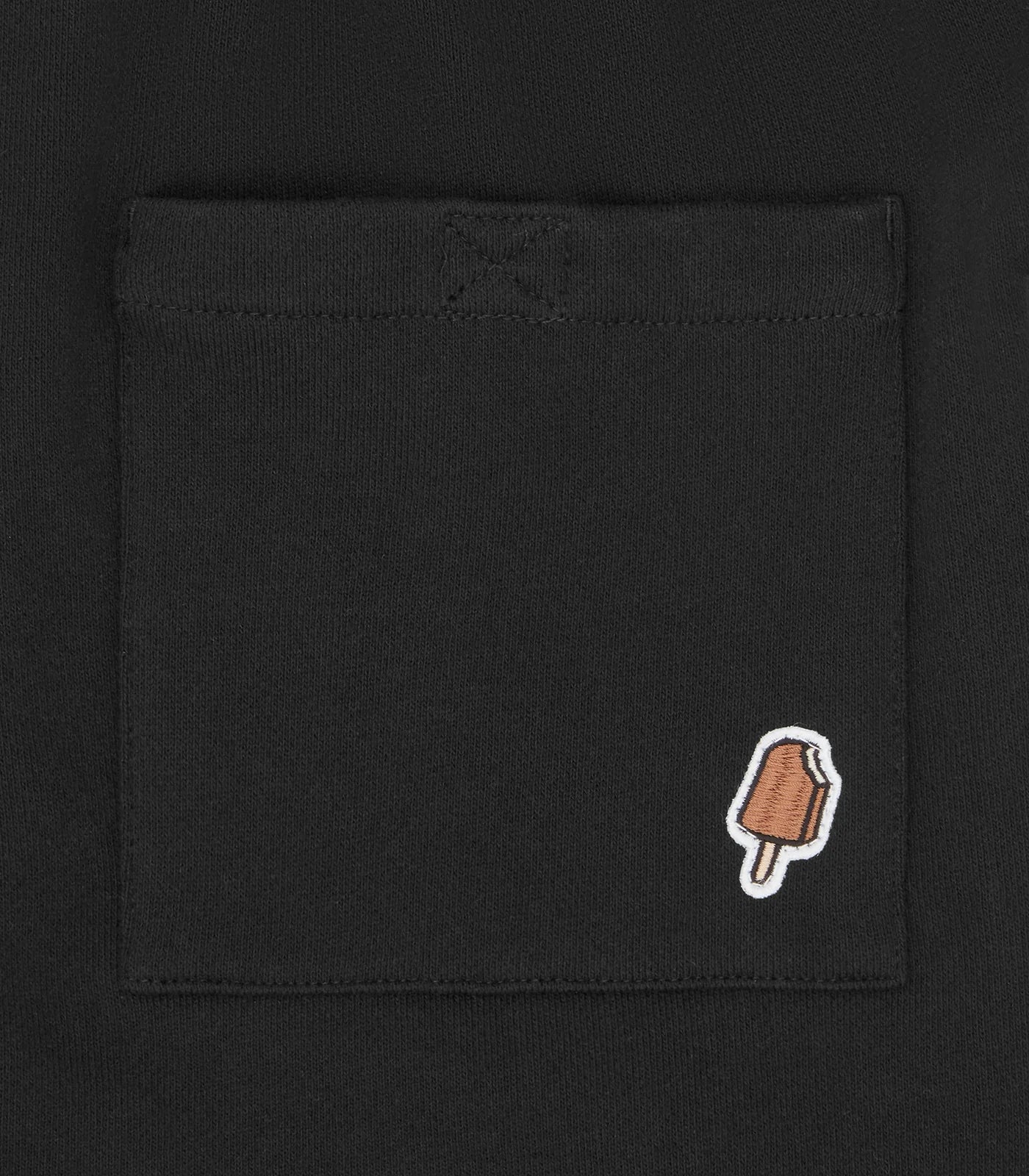 Ice Cream Jumbo Running Dog Sweatpants Black