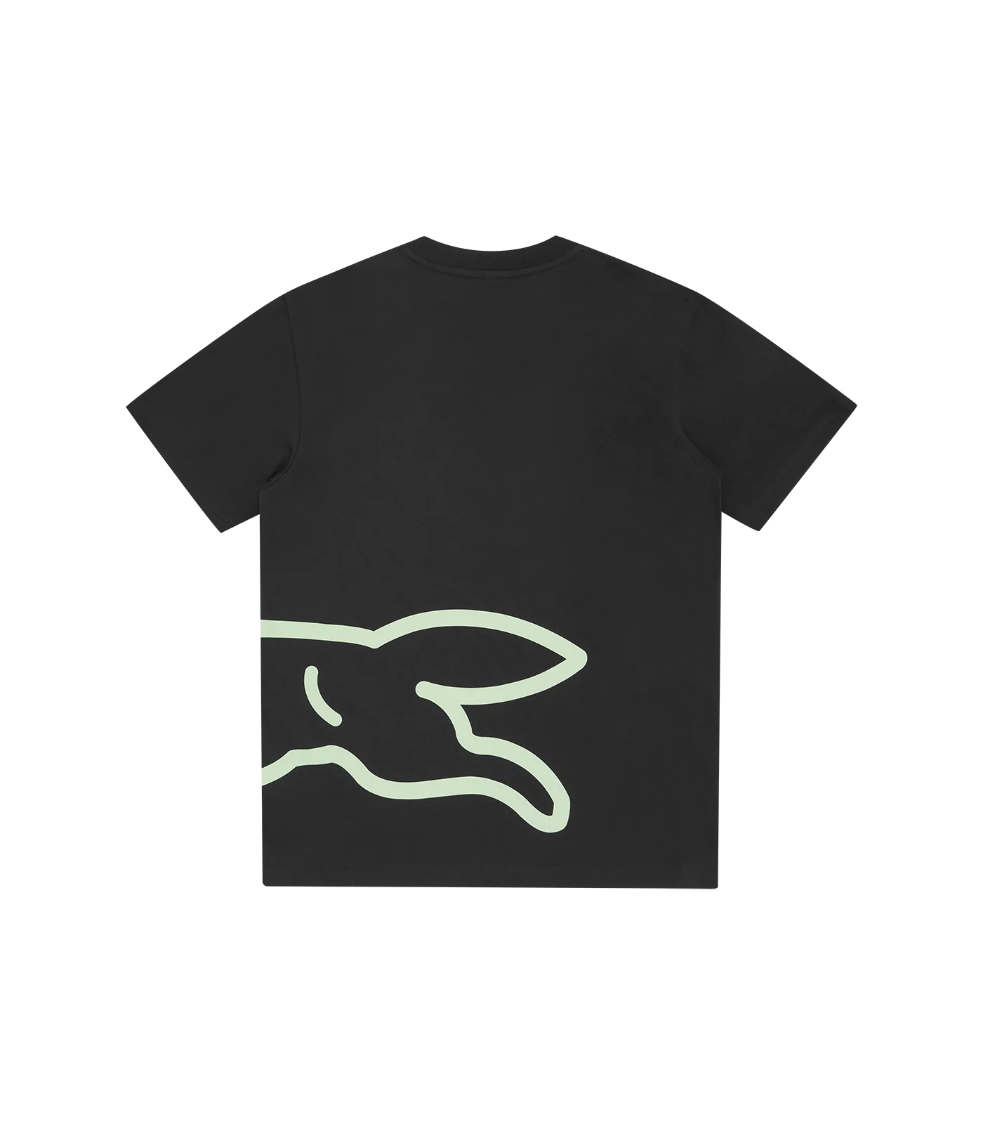Ice Cream Jumbo Running Dog Logo T-Shirt Black