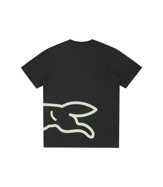 Ice Cream Jumbo Running Dog Logo T-Shirt Black