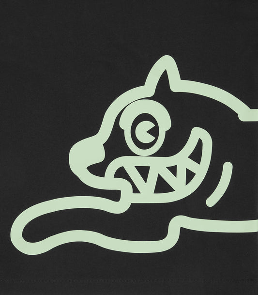 Ice Cream Jumbo Running Dog Logo T-Shirt Black