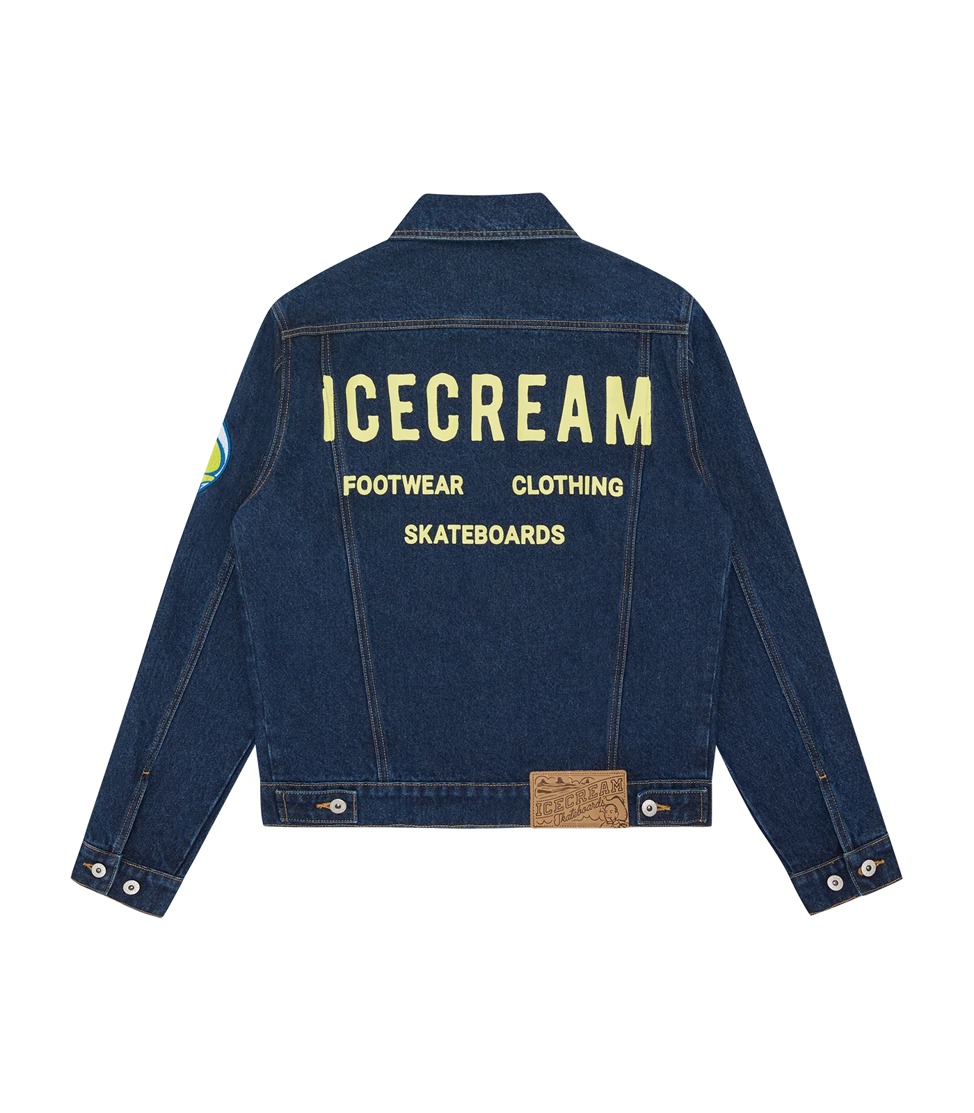 Ice Cream Cowboy Trucker Denim Jacket Indigo