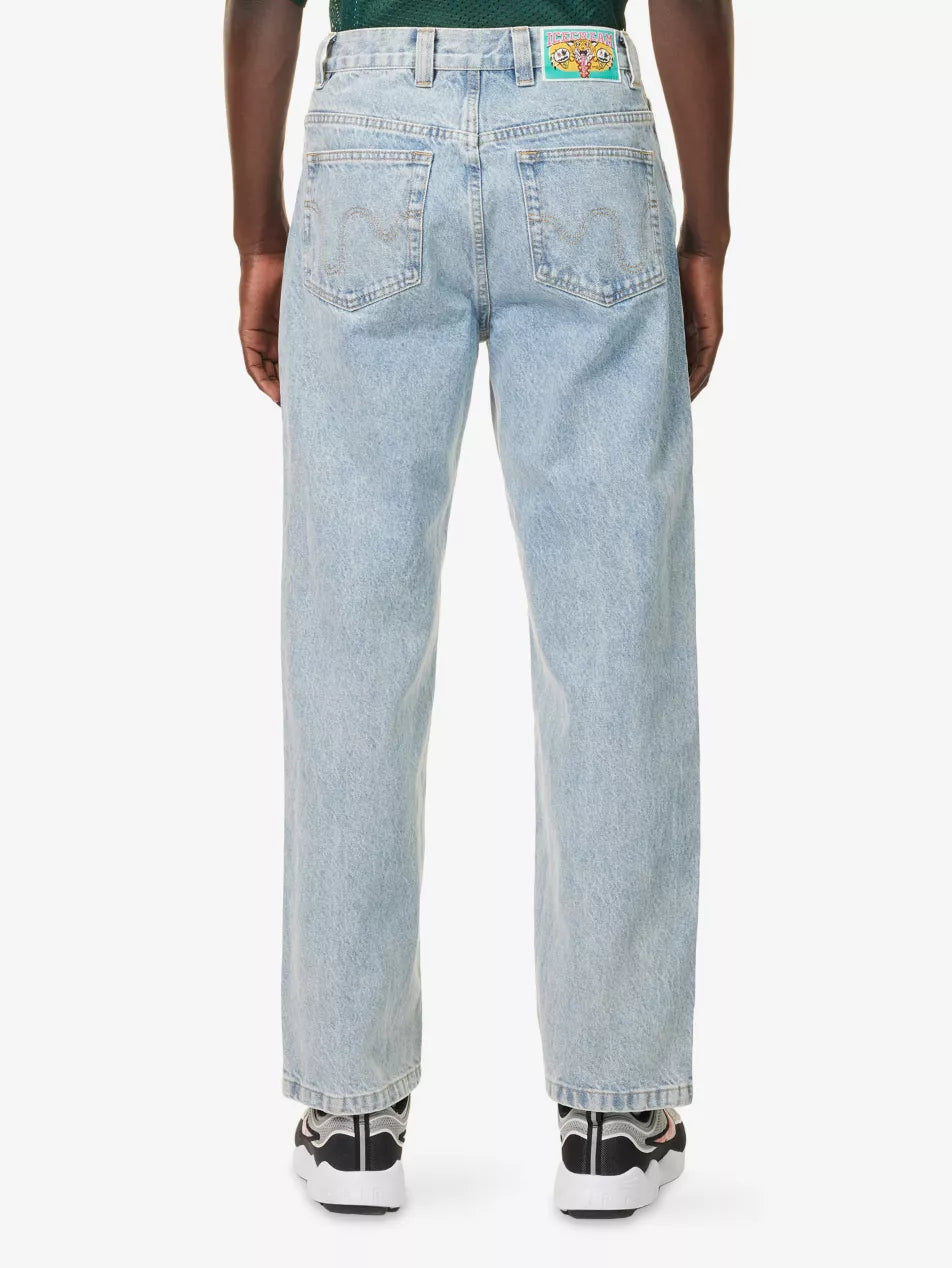 Ice Cream Running Dog Light Wash Jeans Light Blue