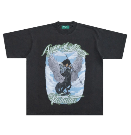 Valhalla Leave A Memory T-shirt Grey