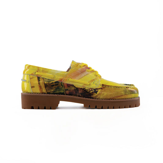 Kid Super Painted Lugs Loafer Yellow