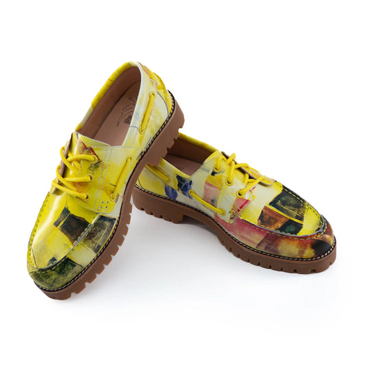 Kid Super Painted Lugs Loafer Yellow