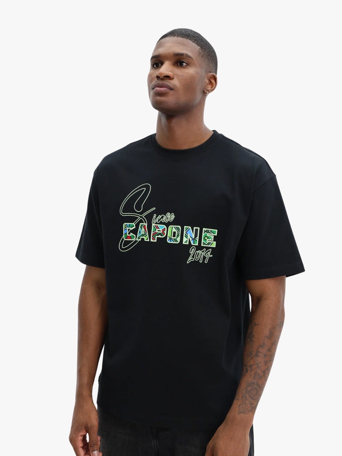 Capone Since 2014 Logo T-Shirt Black - Multi