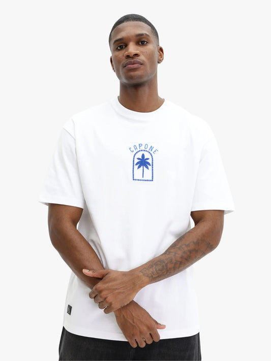 Capone Palm Tree T-Shirt White