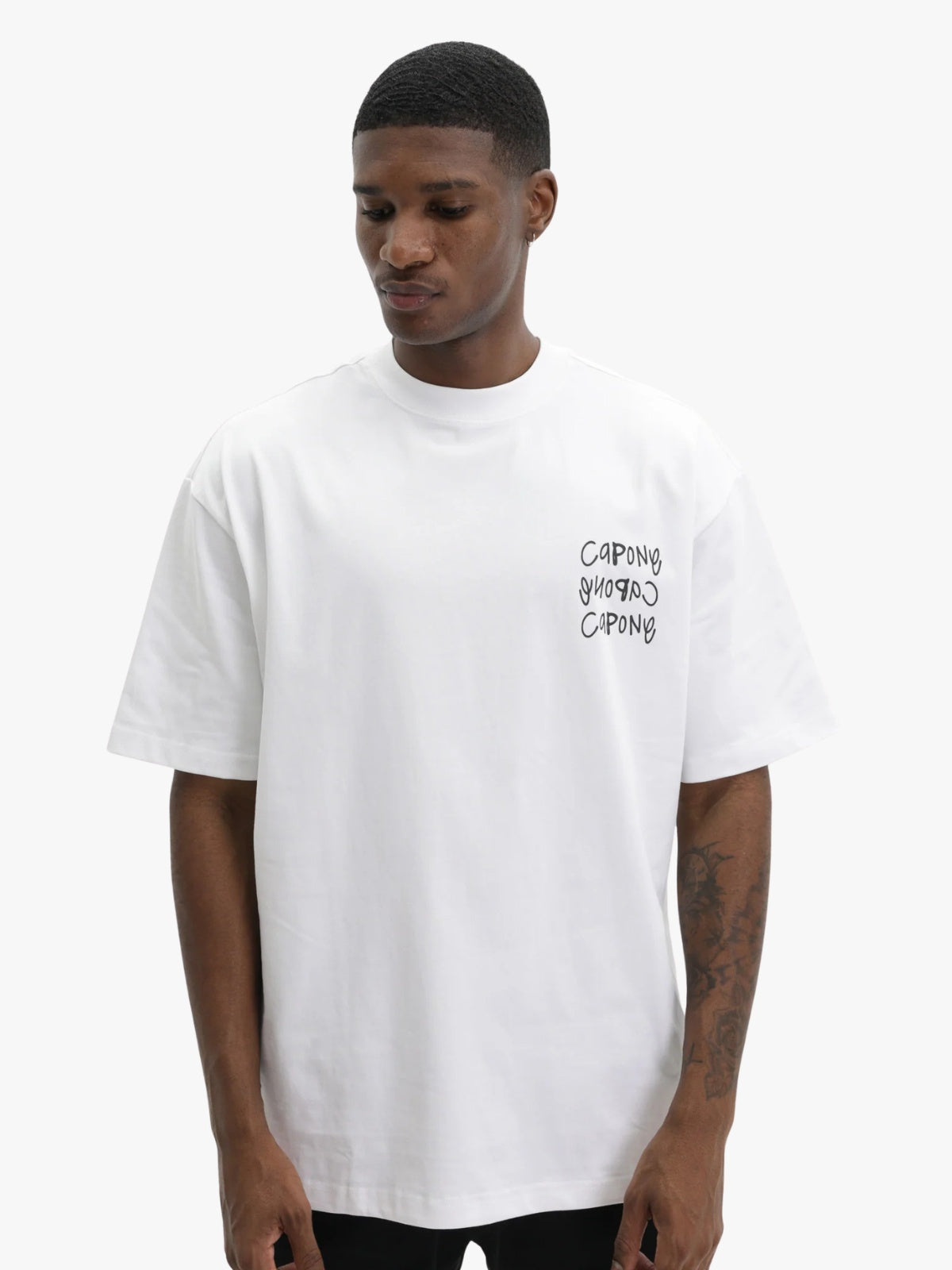 Capone T-Shirt Oversized No Risk No Story White