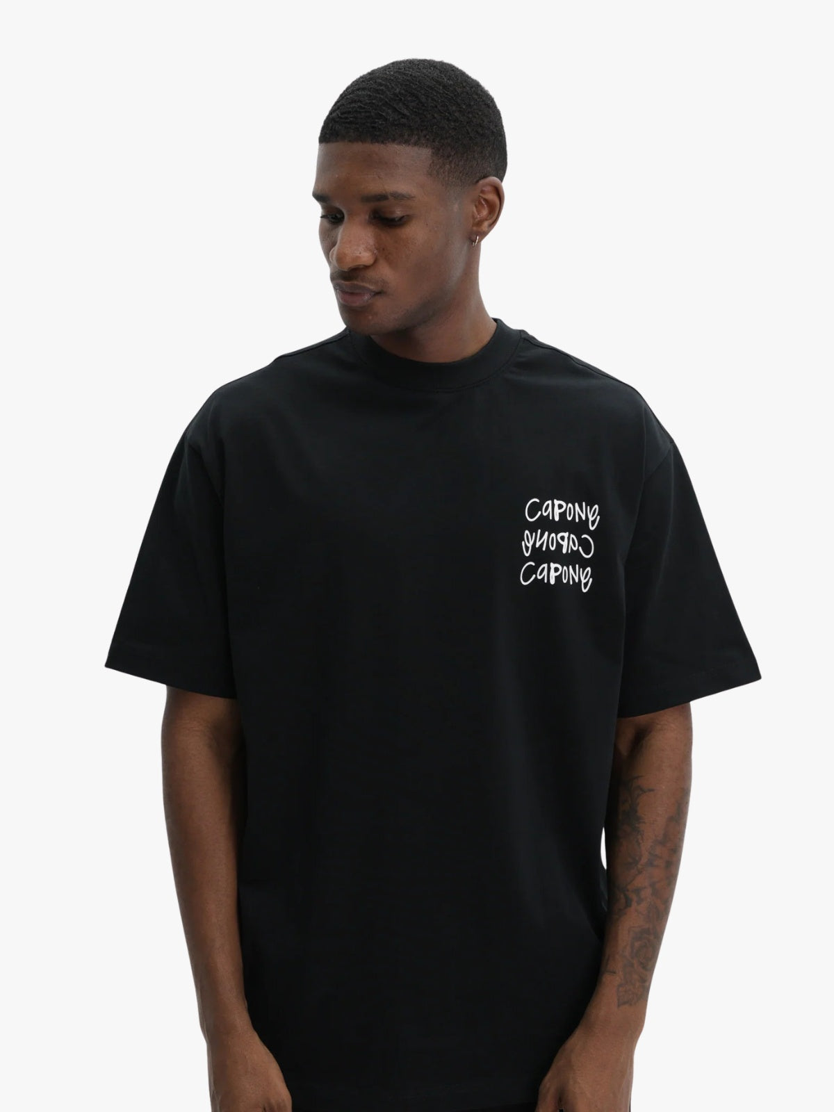 Capone T-Shirt Oversized No Risk No Story Black