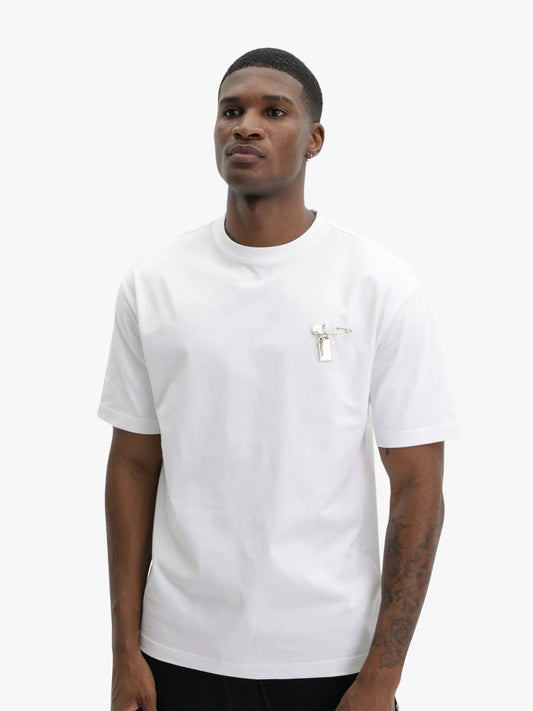 Capone T-Shirt Pin Logo White