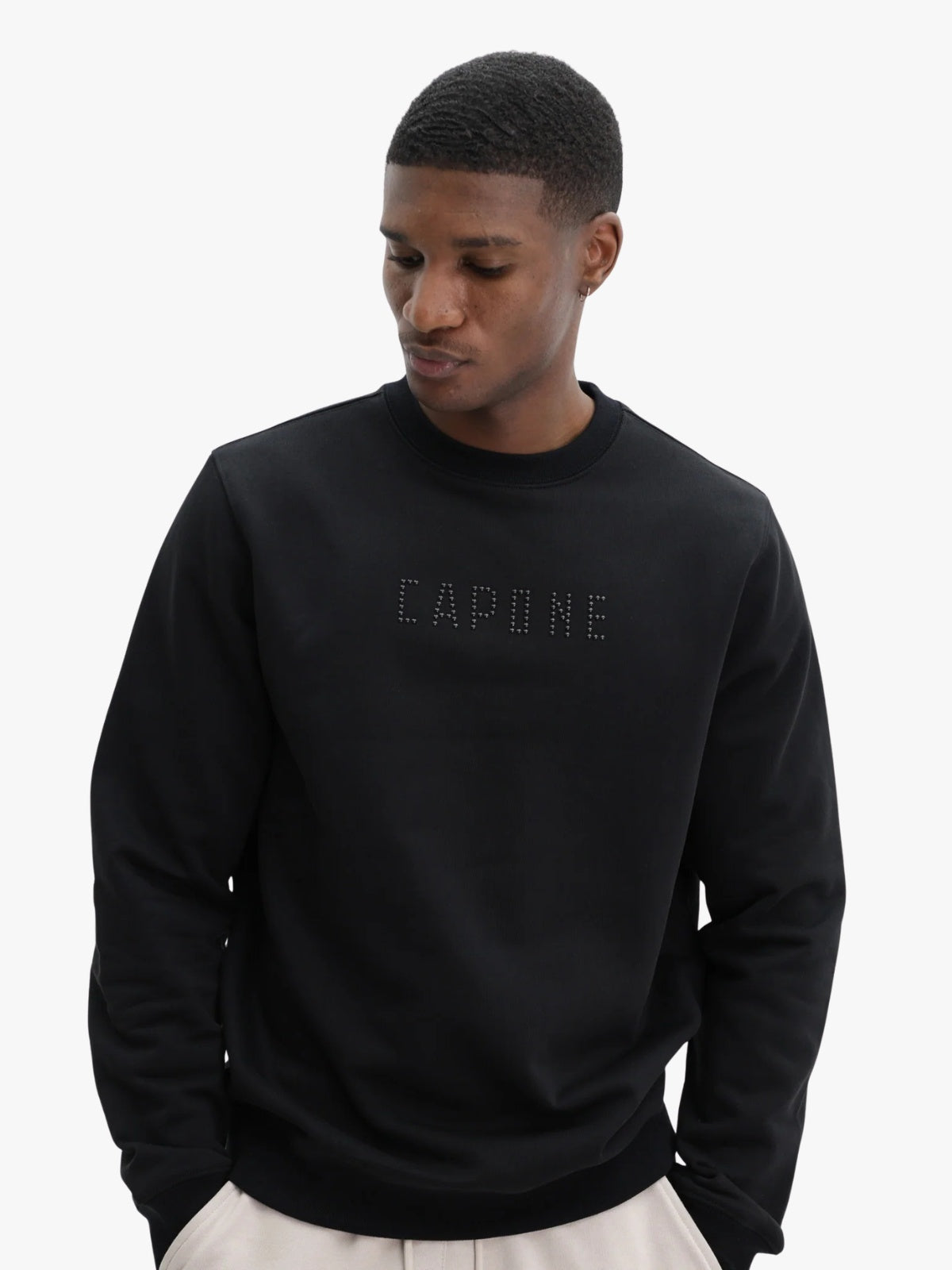 Capone Sweater Logo Black