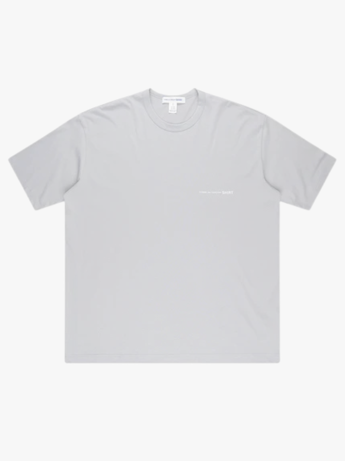 CDG Shirt Oversized Logo Tee Grey