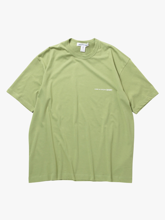 Comme Des Garcons Shirt Logo T-Shirt Khaki