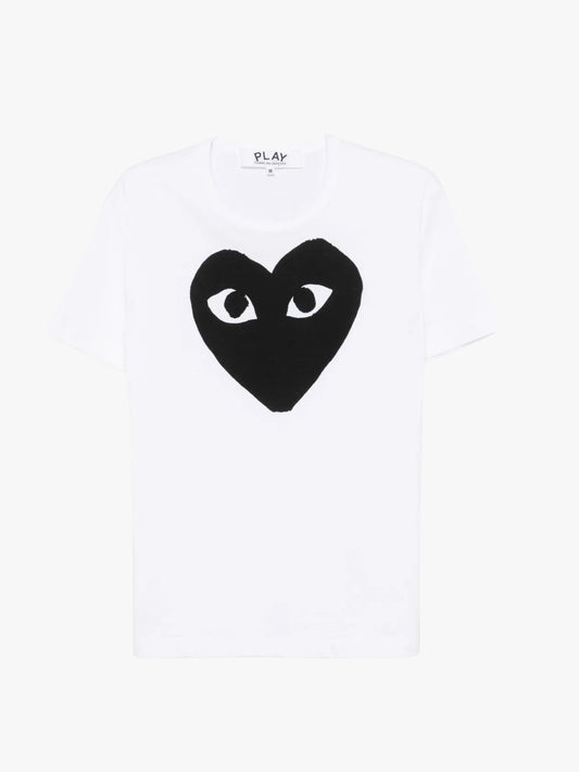 Comme Des Garcons Play Black Heart T-Shirt White