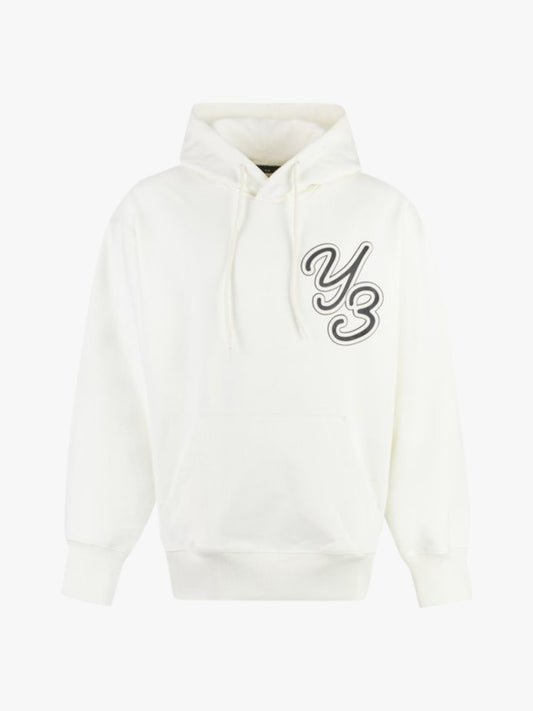 Y-3 Graphic Logo Hoodie 'Off White'