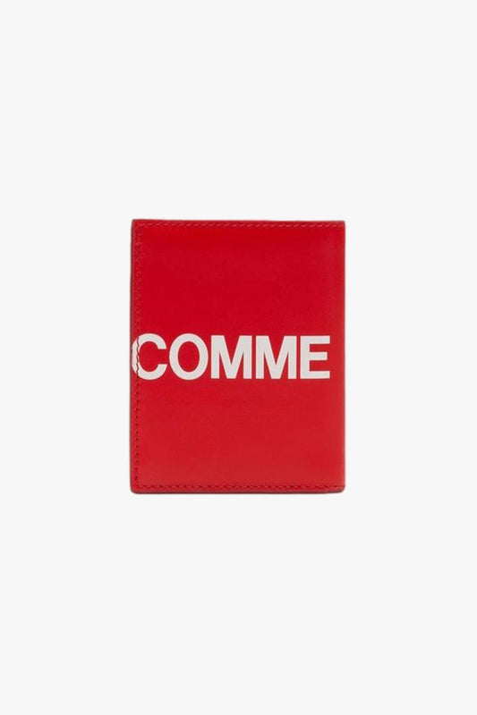 Comme Des Garcons Wallet Logo Red