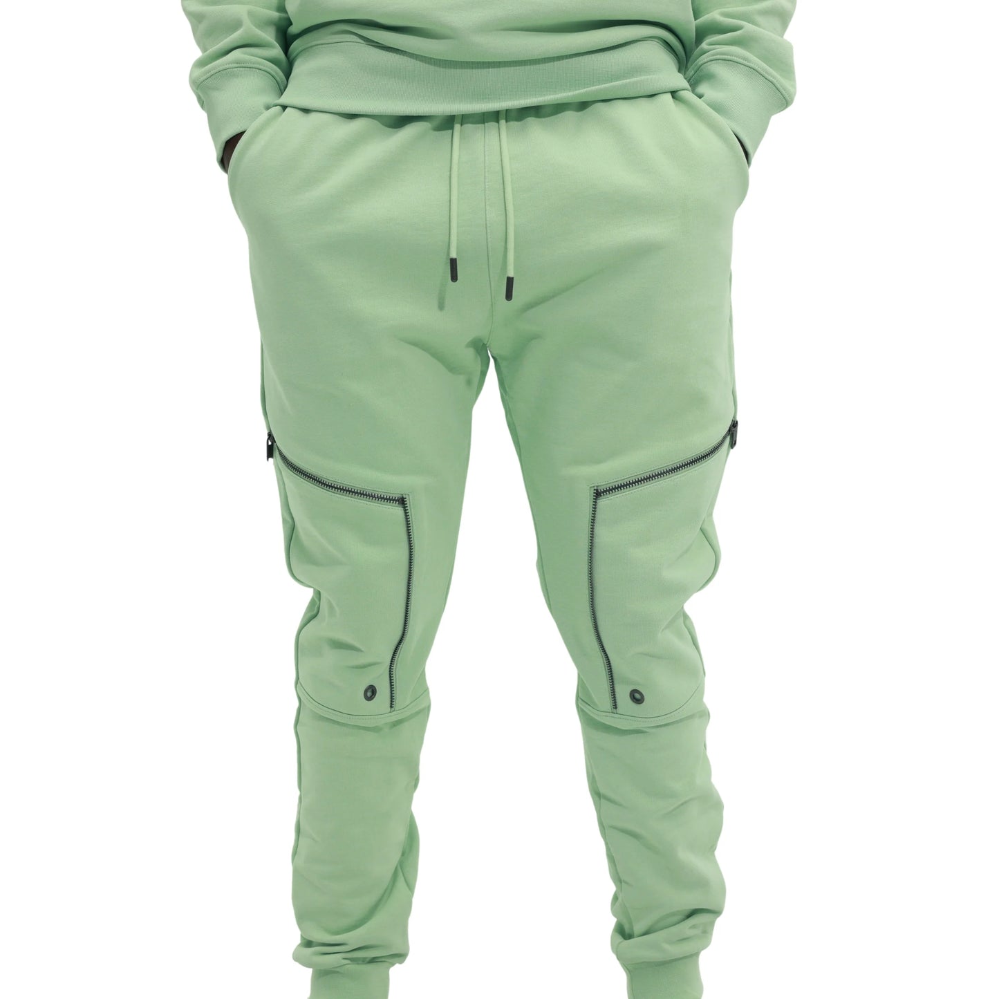 Capone Sweatpants Zipped Mint