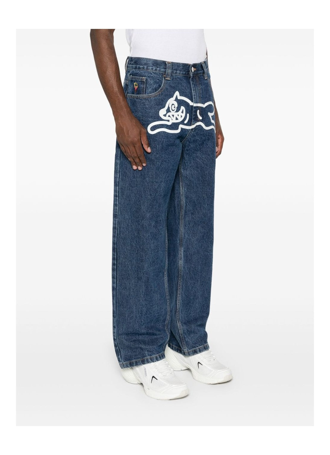 Ice Cream Running Dog DBL Scoop Denim Jeans Ecru