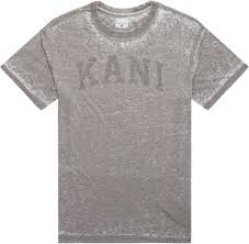 Karl Kani Serif Burnout t-shirt  grey